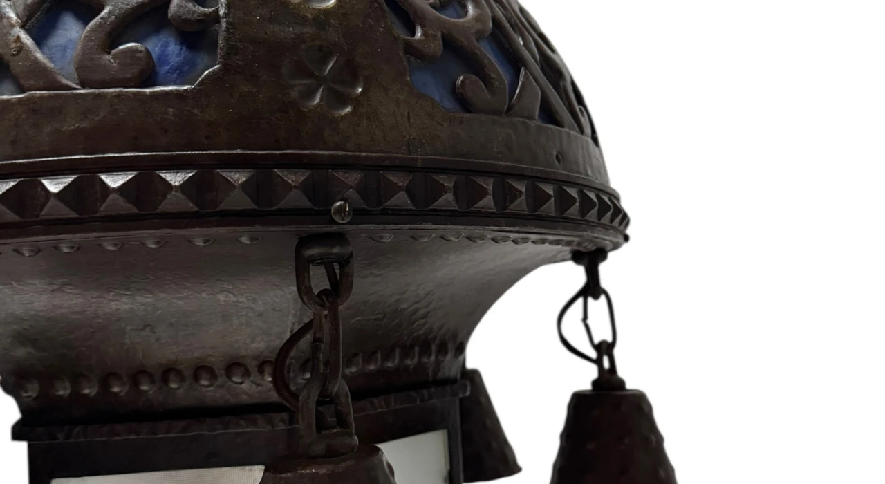 Vienna Secession Art Nouveau Chandelier Austria, 1900s